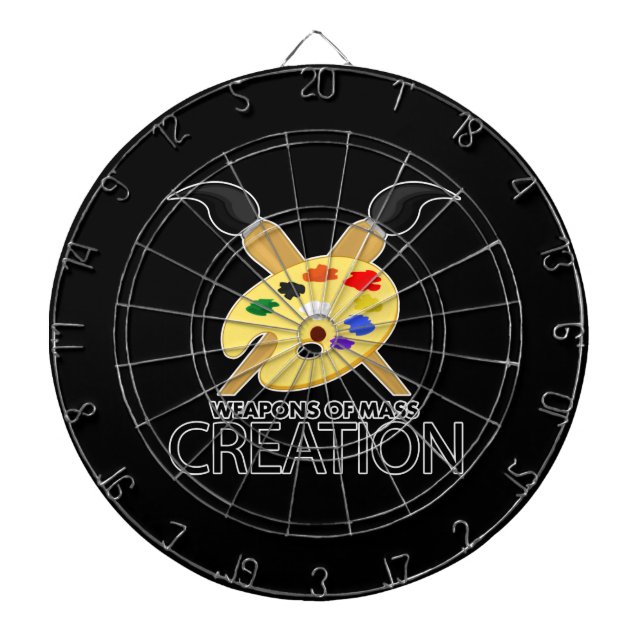Weapons Of Mass Creation  Dartboard (Front)