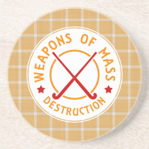 Weapons of Mass Destruction Field Hockey Coaster