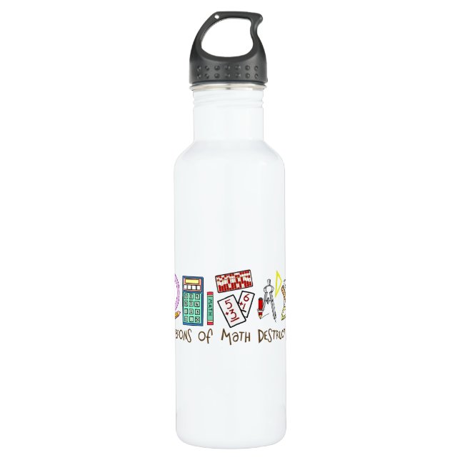 Weapons Of Math Destruction 710 Ml Water Bottle (Front)