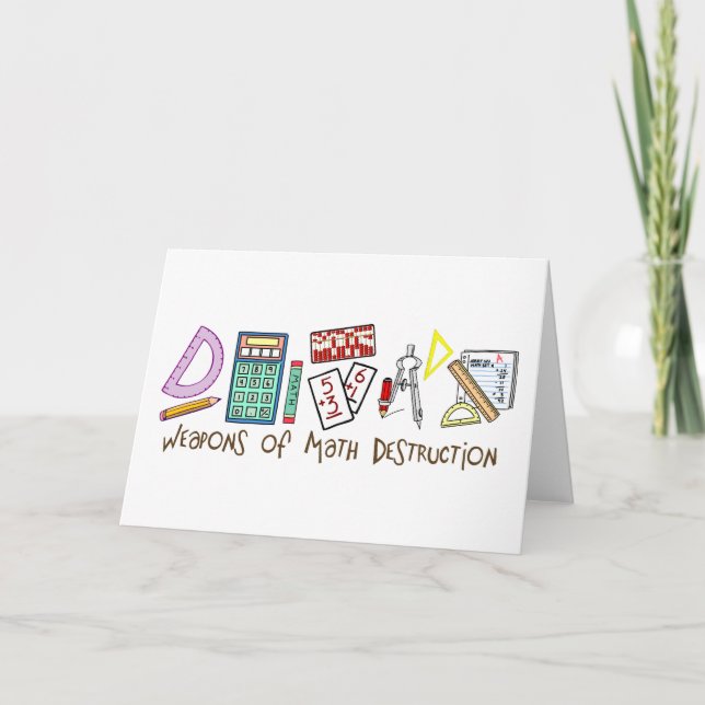 Weapons Of Math Destruction Card (Front)