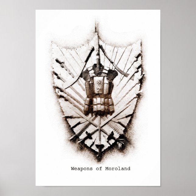 Weapons of Moroland Print (Front)