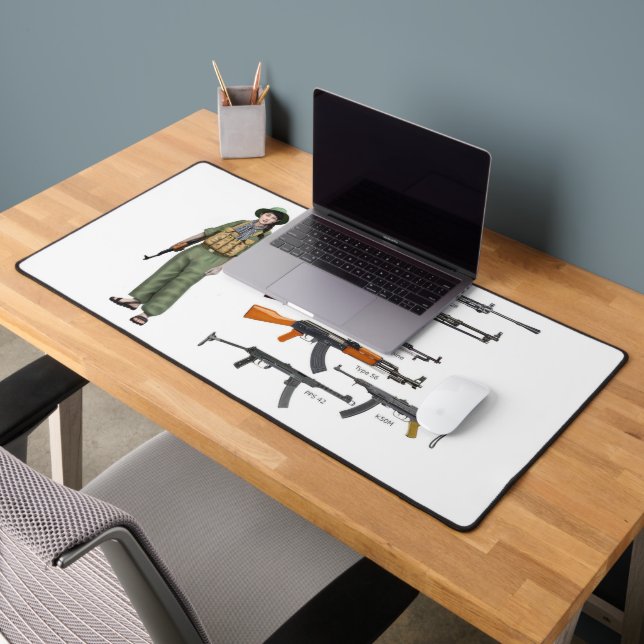 WEAPONS of the NVA and VIET CONG Desk Mat (Office 2)