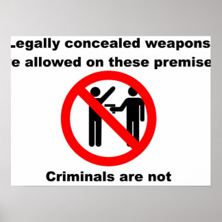 Weapons Permitted Poster