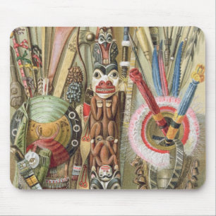 Weaponsutensils and ornaments of AmericanIndians Mouse Pad
