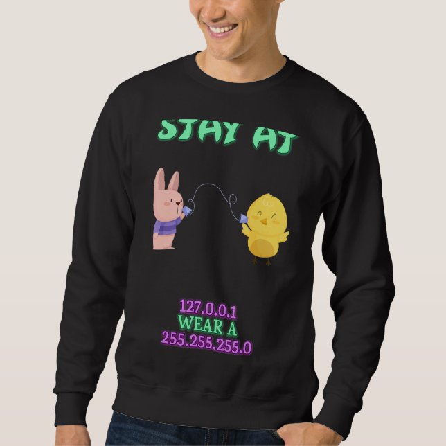 Wear A 255 255 255 0 It Code Sarcastic Joke Saying Sweatshirt (Front)