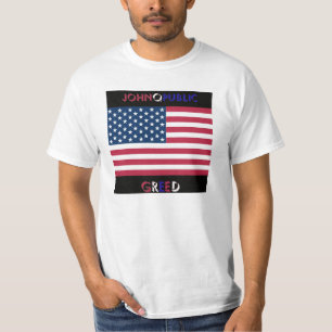 Wear a Greed t-shirt with pride!