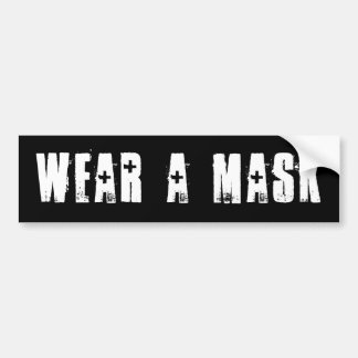WEAR A MASK BUMPER STICKER