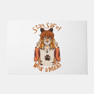 Wear a Mask! Doormat