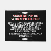Wear A Mask Message