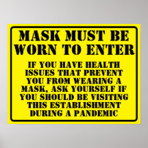 Wear A Mask Message