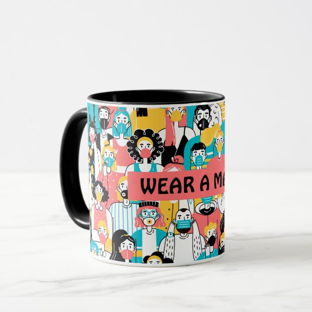 Wear A Mask Mug (Front Left)