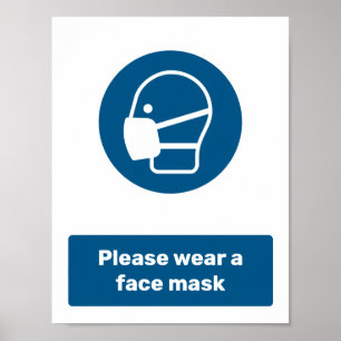 Wear a mask poster