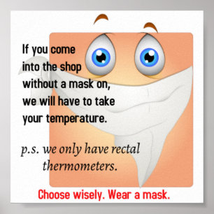 Wear a mask poster