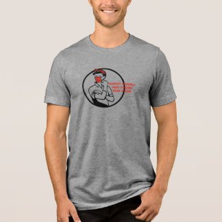 Wear a Mask Riveter Style Tri-Blend Shirt