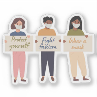 Wear a Mask Sign Style