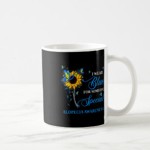 Wear Blue For Alopecia Awareness Sunflower 1 Coffee Mug