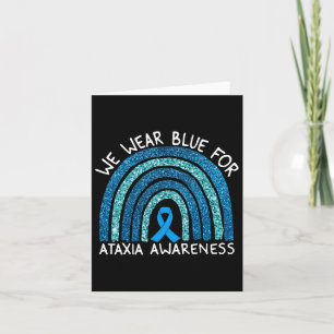 Wear Blue For Ataxia Awareness Rainbow Gift Card