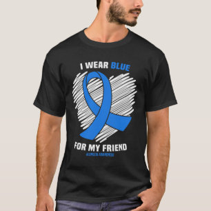 Wear Blue For My Friend Alopecia Awareness  T-Shirt