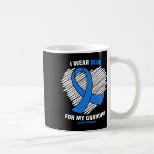 Wear Blue For My Grandpa Alopecia Awareness 1 Coffee Mug
