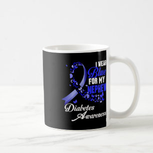 Wear Blue For My Nephew T1d Diabetes Awareness Blu Coffee Mug