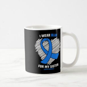 Wear Blue For My Sister Alopecia Awareness Coffee Mug