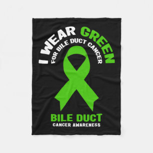 Wear Green For Bile Duct Cancer Awareness 2  Fleece Blanket