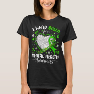 Wear green for mental health awareness butterflyWe T-Shirt