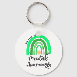 Wear Green For Mental Health Awareness Key Ring
