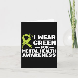 Wear Green For Mental Health Awareness Month 2024 Card