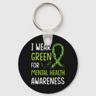 Wear Green For Mental Health Awareness Month 6 Key Ring