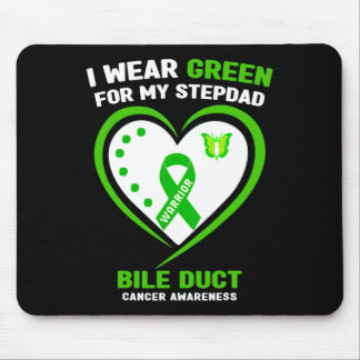 Wear Green For My Stepdad Bile Duct Cancer Awarene Mouse Pad
