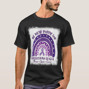 Wear In May Purple Fibromyalgia Awareness Gnome Fo T-Shirt
