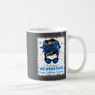 Wear January Blue Human Trafficking Awareness Coffee Mug