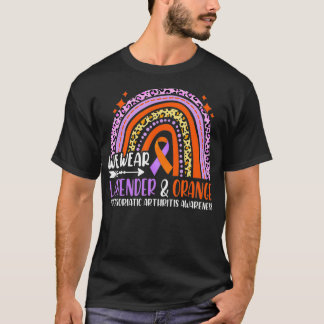 Wear Lavender Orange Rainbow Psoriatic Arthritis A T-Shirt
