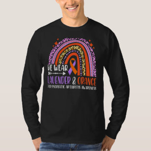 Wear Lavender Orange Rainbow Psoriatic Arthritis A T-Shirt