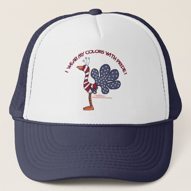 Wear My Colours with Pride Trucker Hat (Front)