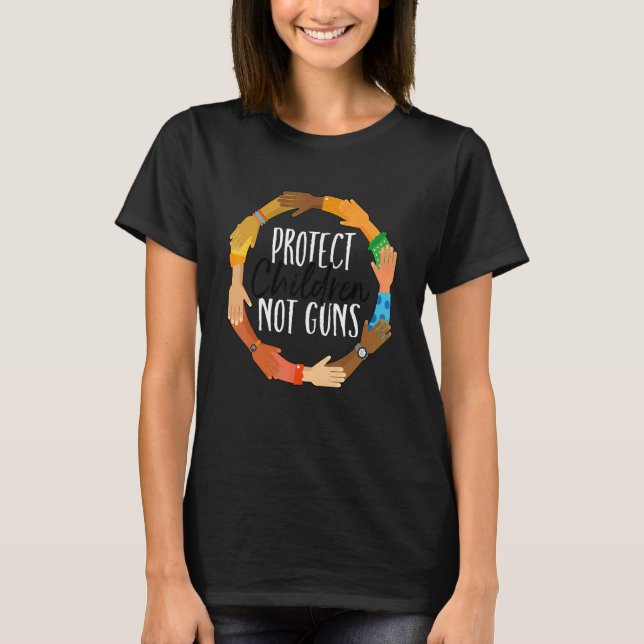 Wear Orange Day Protect Children Not Guns Awarenes T-Shirt (Front)