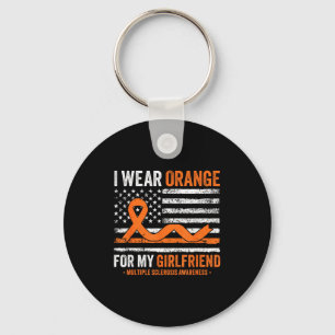 Wear orange for girlfriend multiple sclerosis key ring