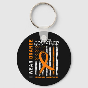 Wear Orange For Godfather Leukaemia Awareness Amer Key Ring