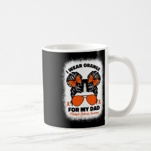 Wear Orange For My Dad Ms Multiple Sclerosis Kids Coffee Mug