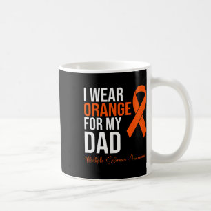 Wear Orange For My Dad Ms Warrior Multiple Scleros Coffee Mug
