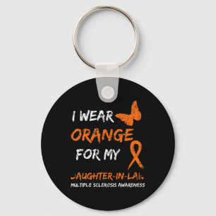 Wear Orange For My Daughter-in-law Multiple Sclero Key Ring
