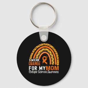 Wear Orange For My Mum Multiple Sclerosis Awarenes Key Ring