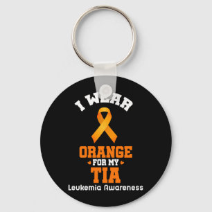 Wear Orange For Tia Family Leukaemia Awareness Key Ring