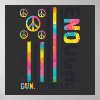 Wear Orange Peace Sign Flag Enough End Gun Violenc