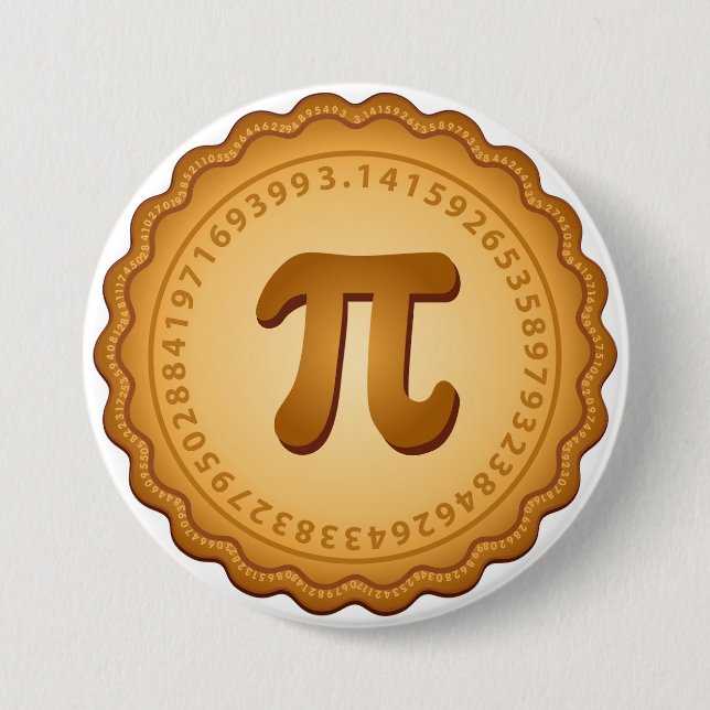 Wear Pi on Your Shirt 7.5 Cm Round Badge (Front)