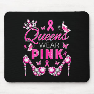 Wear Pink Breast Cancer Awareness Ribbon Support G Mouse Pad