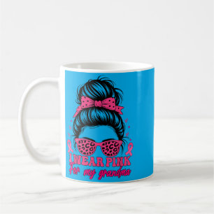 Wear Pink For Grandma Is A Breast Cancer Survivor Coffee Mug