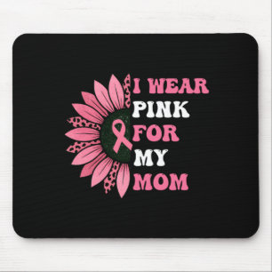 Wear Pink For Mum Pink Ribbon Suowers Performance Mouse Pad
