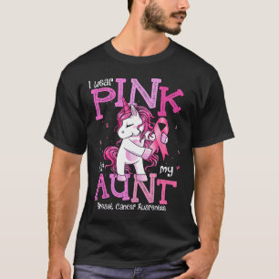 Wear Pink For My Aunt Shirt Breast Cancer Awarenes
